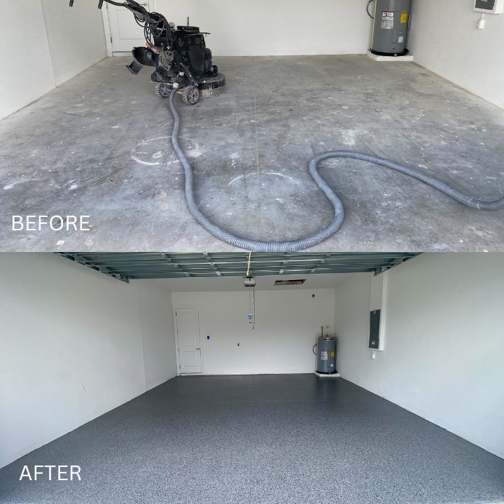Floor cleaning - before and after image three