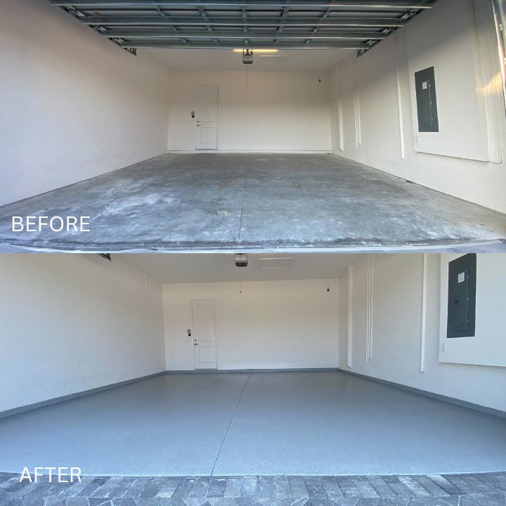 Floor cleaning - before and after image four